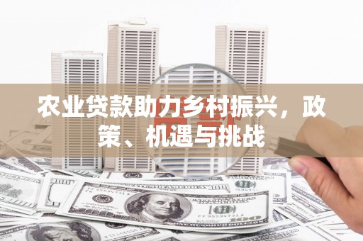 赤峰农业贷款助力乡村振兴，政策、机遇与挑战