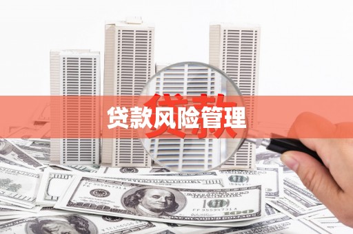 赤峰贷款风险管理