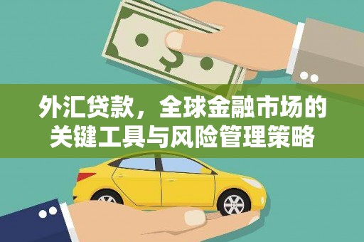 赤峰外汇贷款，全球金融市场的关键工具与风险管理策略
