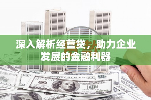 赤峰深入解析经营贷，助力企业发展的金融利器
