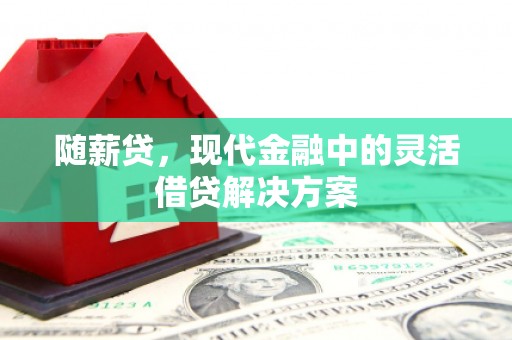 赤峰随薪贷，现代金融中的灵活借贷解决方案