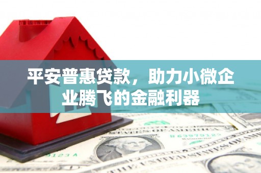 赤峰平安普惠贷款，助力小微企业腾飞的金融利器
