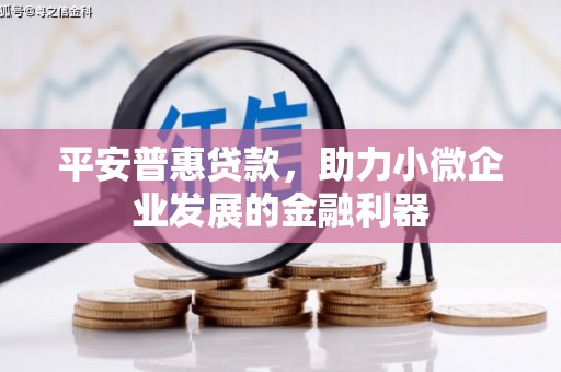 赤峰平安普惠贷款，助力小微企业发展的金融利器