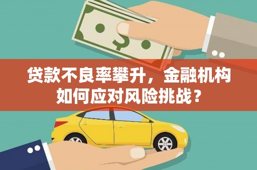 赤峰贷款不良率攀升，金融机构如何应对风险挑战？